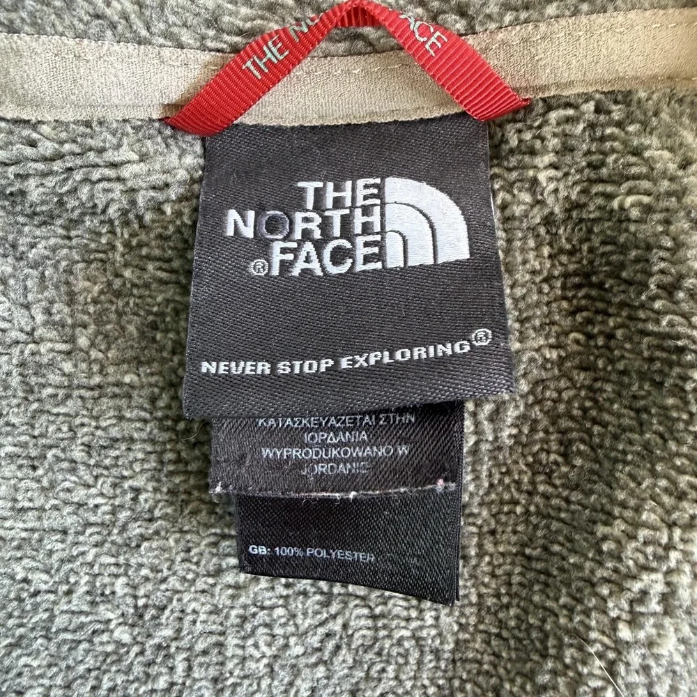 The North Face Sweatshirt Mens XL Gray Fleece 1/4 Zip Mock Neck Pullover Logo